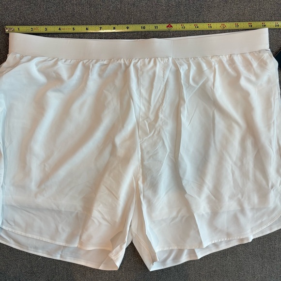 RHONE Extra Mile Lined White Performance Stretch‎ Running Shorts Size XXL - Picture 8 of 8
